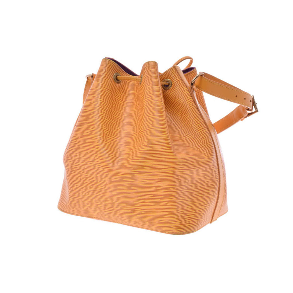 Louis Vuitton Yellow Noe Bag Shoulder Epi